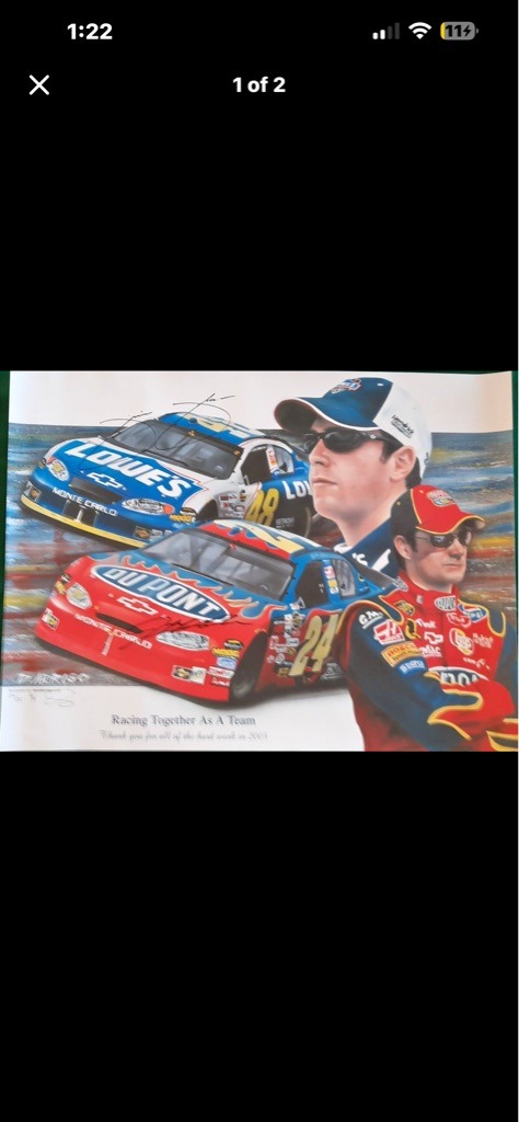 Jimmie Johnson and Jeff Gordon