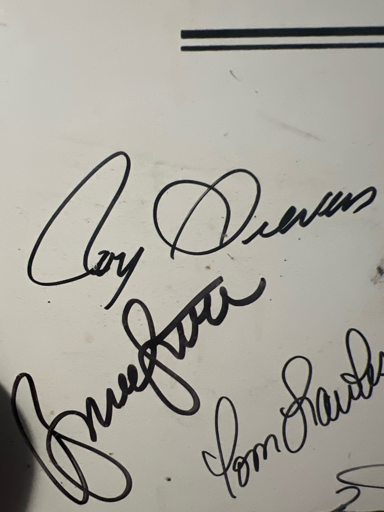 Multiple Signers (Likely featuring Roy Disney and others)