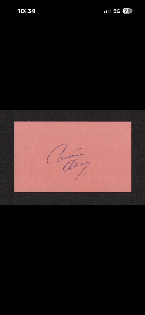 Cassius Clay (Muhammad Ali)