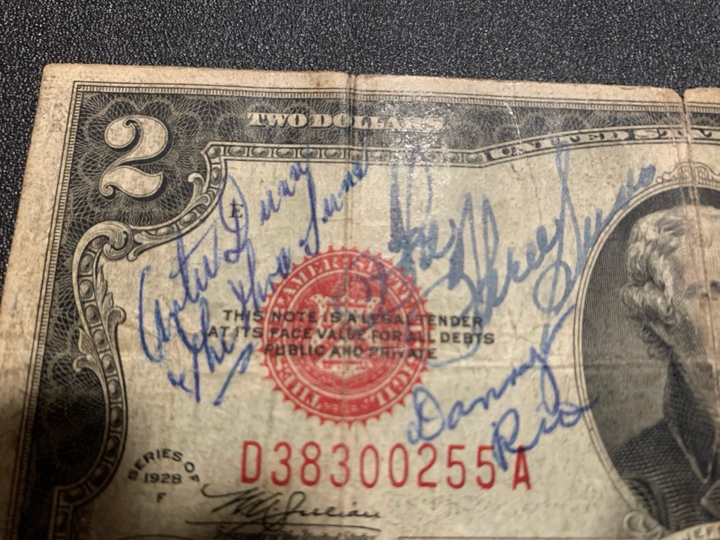Multiple Signers (Likely Tour or Cast Autographs)