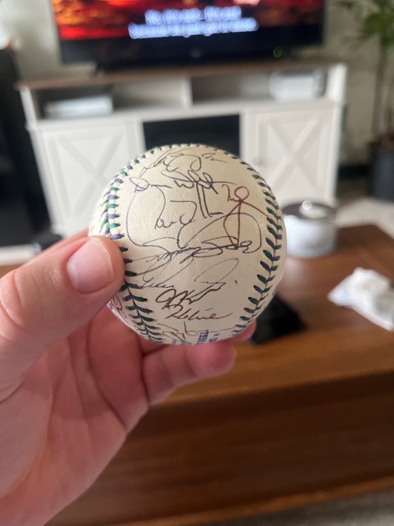 Al Kaline and members of the 1999 Detroit Tigers