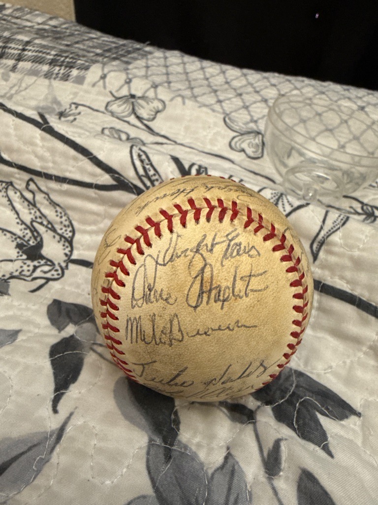 Multiple Signers (Team Signed Baseball including Dwight Evans and others)