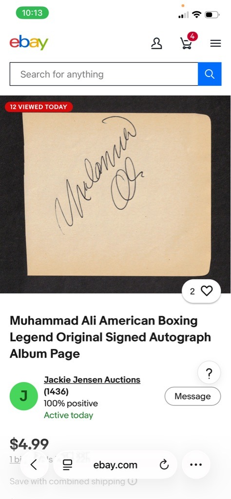 Muhammad Ali (born Cassius Clay)