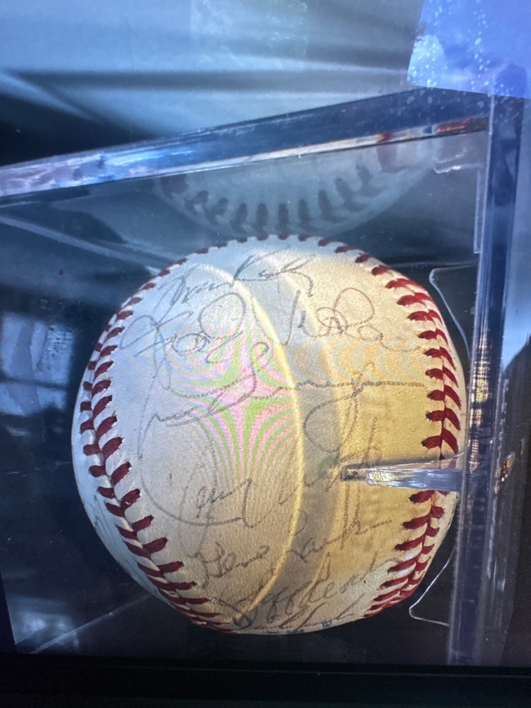Multiple Signers (Team Signed), prominent include Bo Jackson, Gene Mauch, and several 1980s-era Kansas City Royals