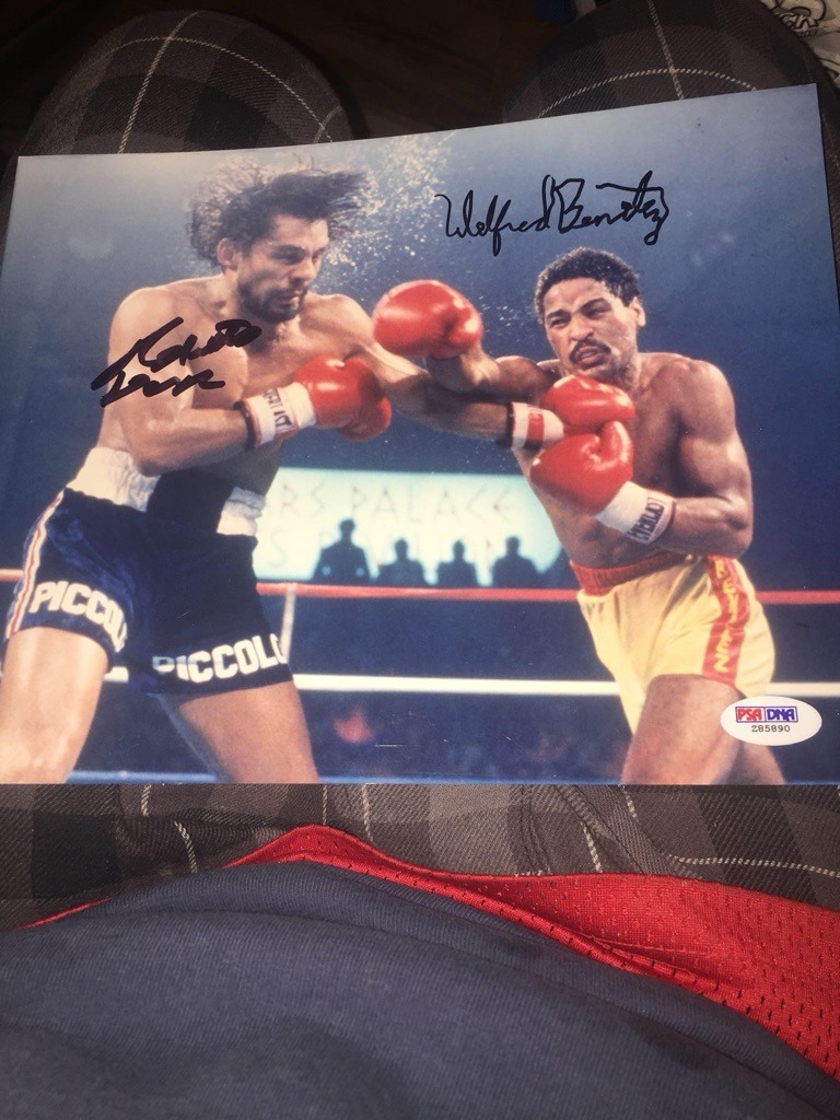 Roberto Duran and Wilfred Benitez