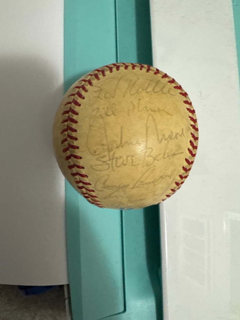 Multiple Signers (Seattle Mariners circa 1988), including Mike Moore and Steve Belcher