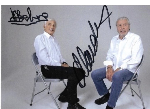 Jean-Paul Belmondo and Alain Delon