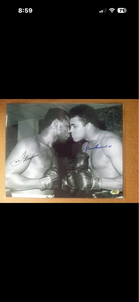 Muhammad Ali and Joe Frazier