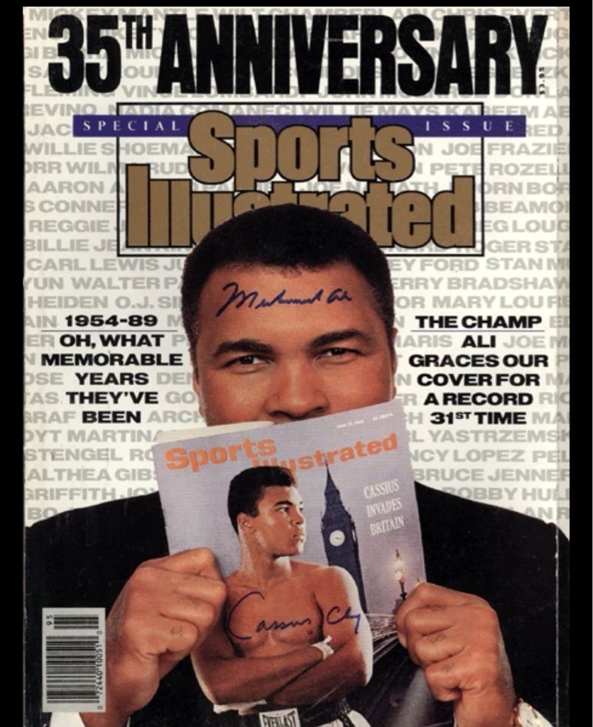 Muhammad Ali (born Cassius Marcellus Clay Jr.)