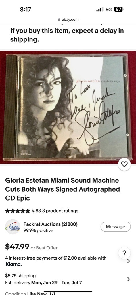 Gloria Estefan