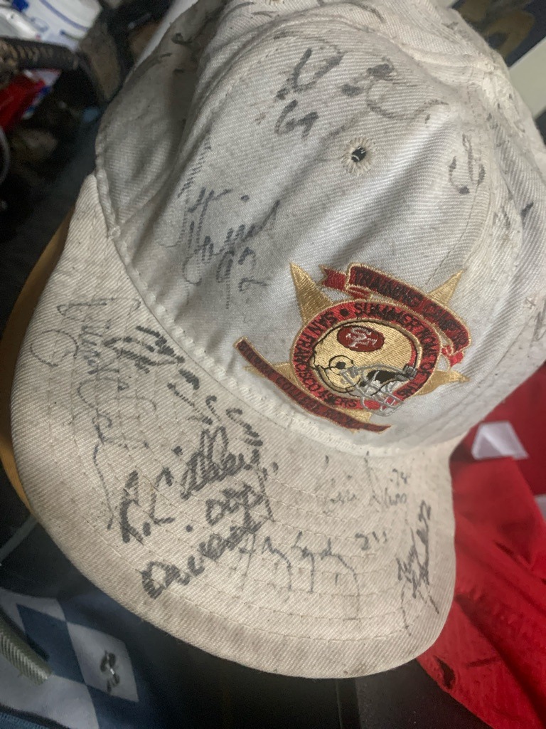 San Francisco 49ers Team (Multiple Signers includes Tim McDonald and likely Harris Barton)