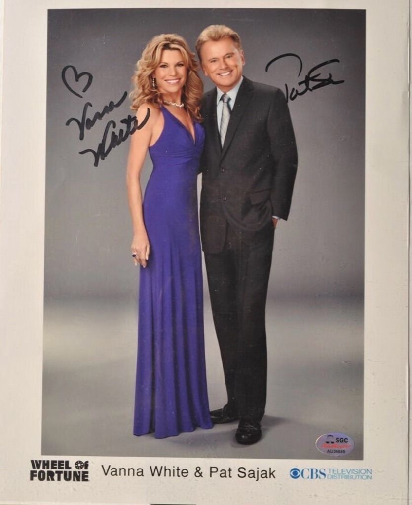 Pat Sajak and Vanna White