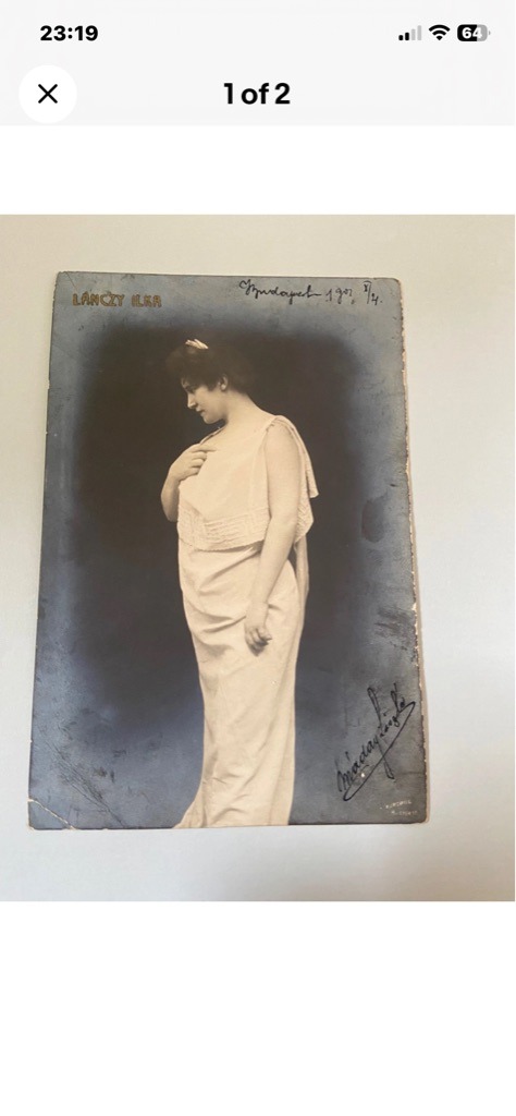 Ilka Lánczy (signing as Lánczy Ilka)