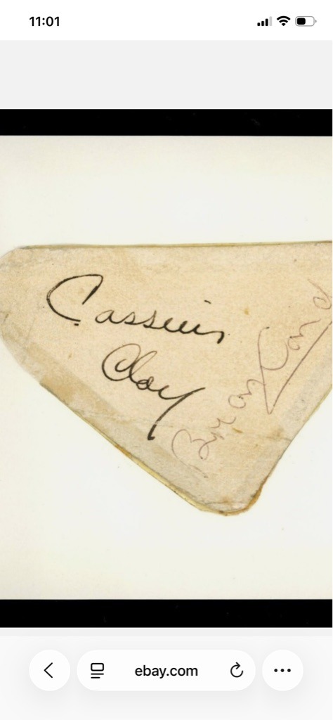 Cassius Clay (Muhammad Ali)