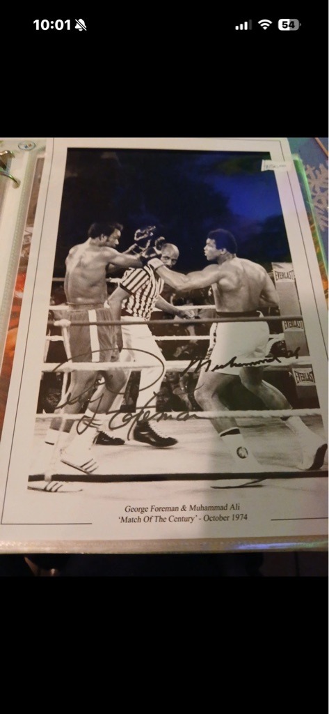 Muhammad Ali and George Foreman