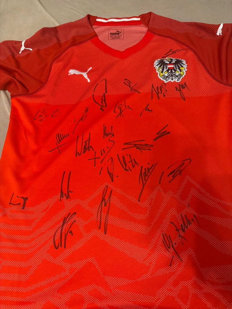 Austrian National Football Team Multi-Signed