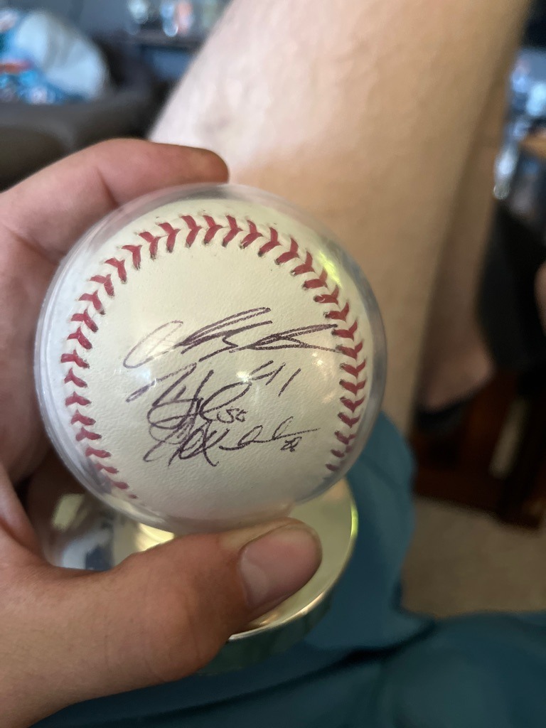 Cliff Lee, Travis Hafner, and Victor Martinez