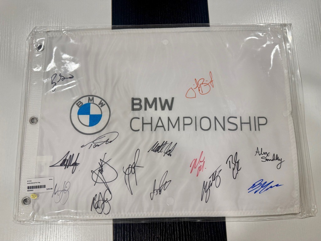 Multiple Golfers (Multi-signed BMW Championship Flag)