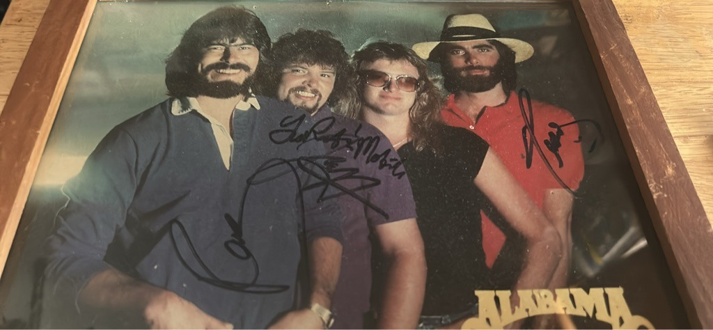Alabama (Multiple Signers: Randy Owen, Teddy Gentry, Jeff Cook, Mark Herndon)