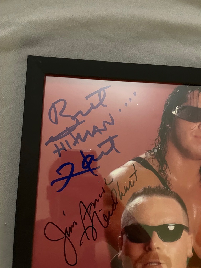 Bret 'The Hitman' Hart and Jim 'The Anvil' Neidhart