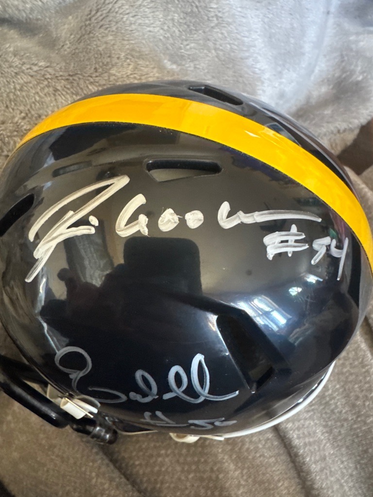 T.J. Watt (Main signature) alongside another player