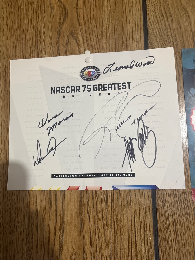 Multiple Signers (NASCAR Legends)