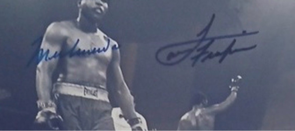 Muhammad Ali and Joe Frazier