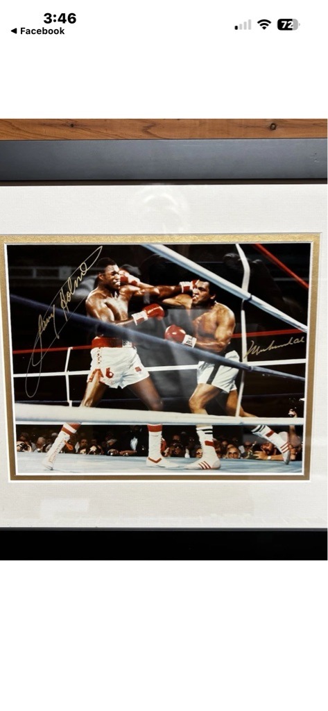 Muhammad Ali and Larry Holmes