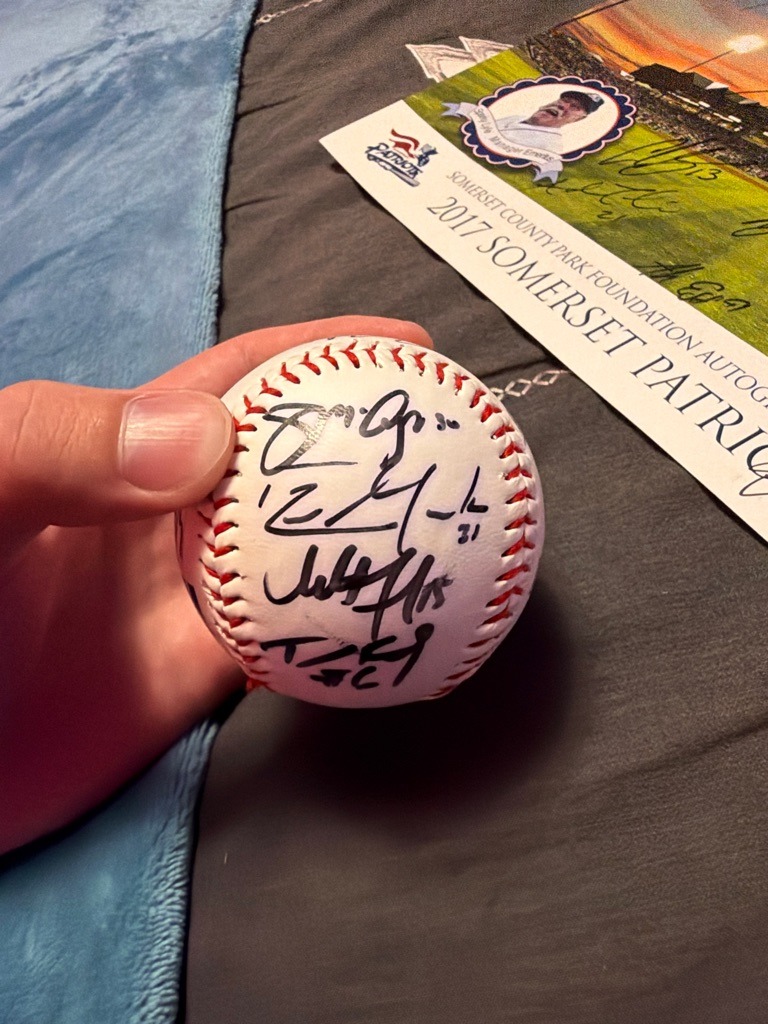Multiple Signers (Somerset Patriots Team Ball)