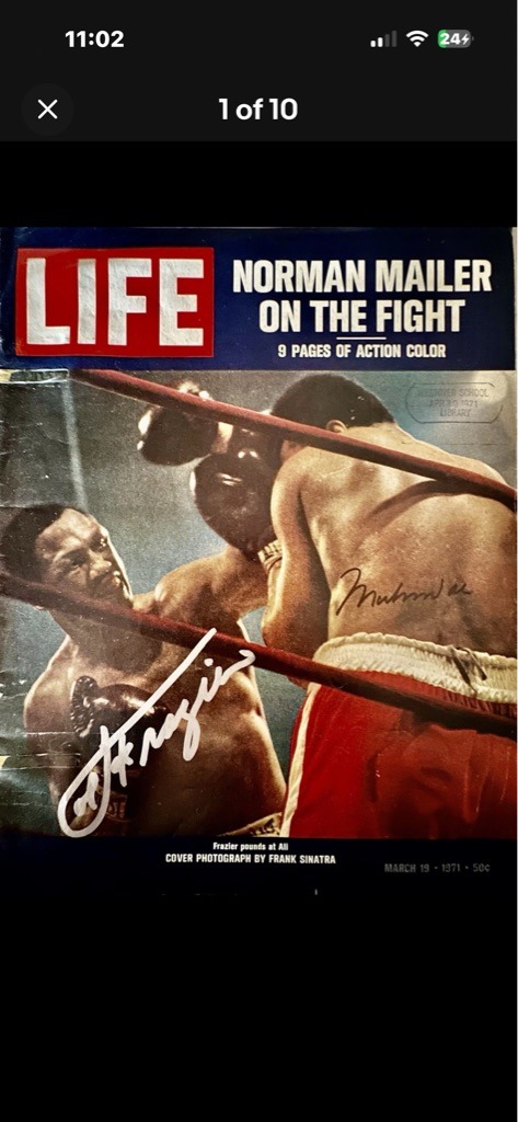 Muhammad Ali and Joe Frazier