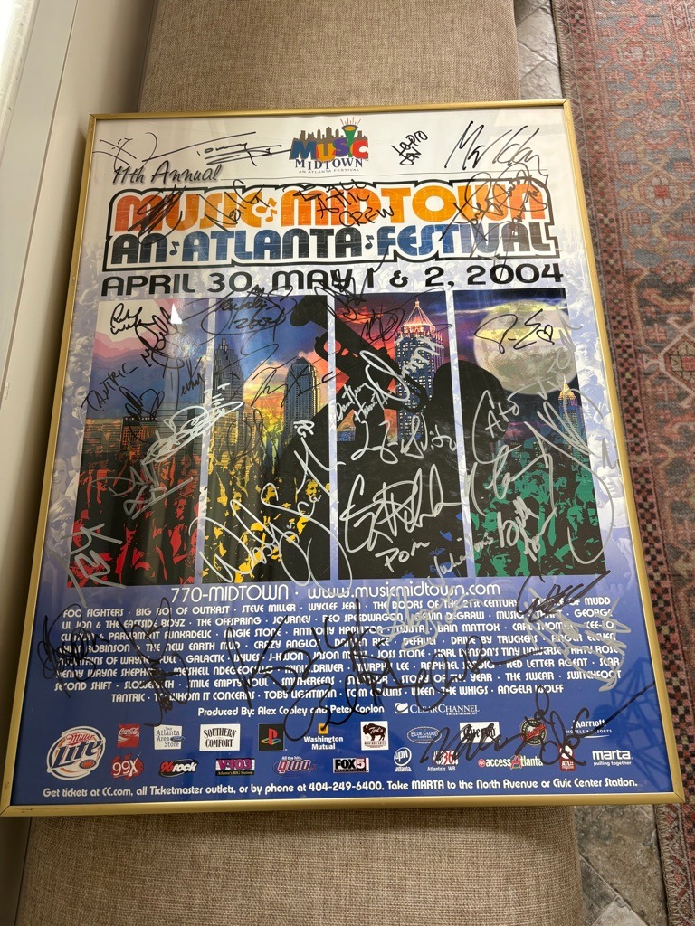 Dave Grohl and Foo Fighters (Multi-signed)