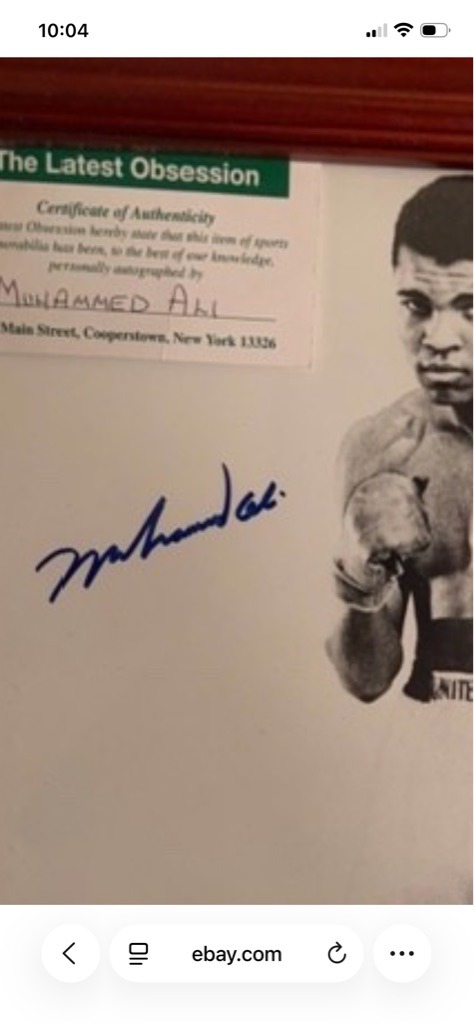 Muhammad Ali (born Cassius Clay)