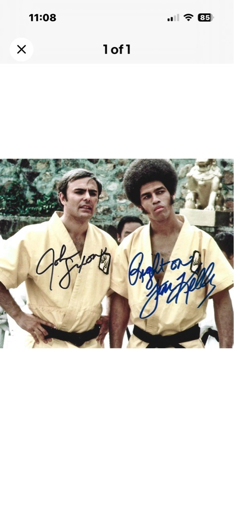 John Saxon and Jim Kelly