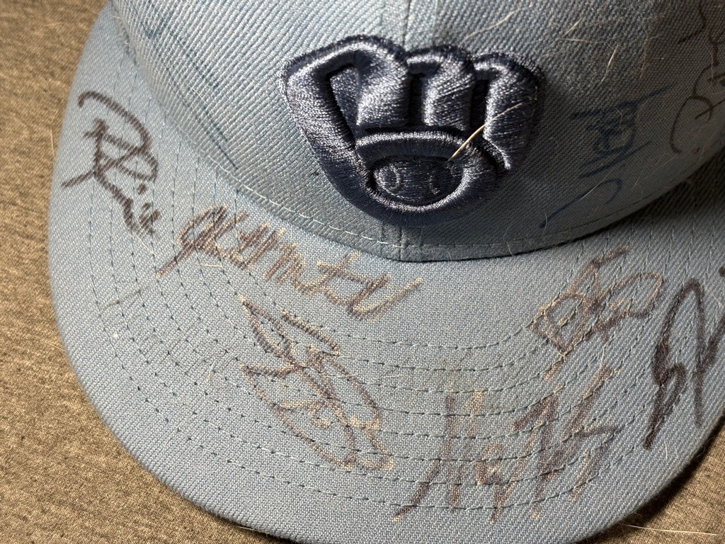 Multiple Signers (Milwaukee Brewers Team-Signed Hat)