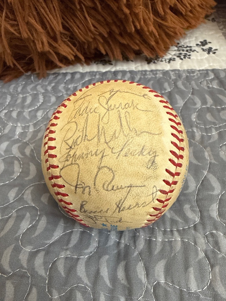 Multiple Signers (Notable visible: Eddie Murray, Rick Miller, Johnny Pesky, Jim Rice, Bruce Hurst)